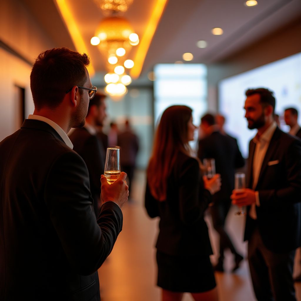 Evento de networking financiero