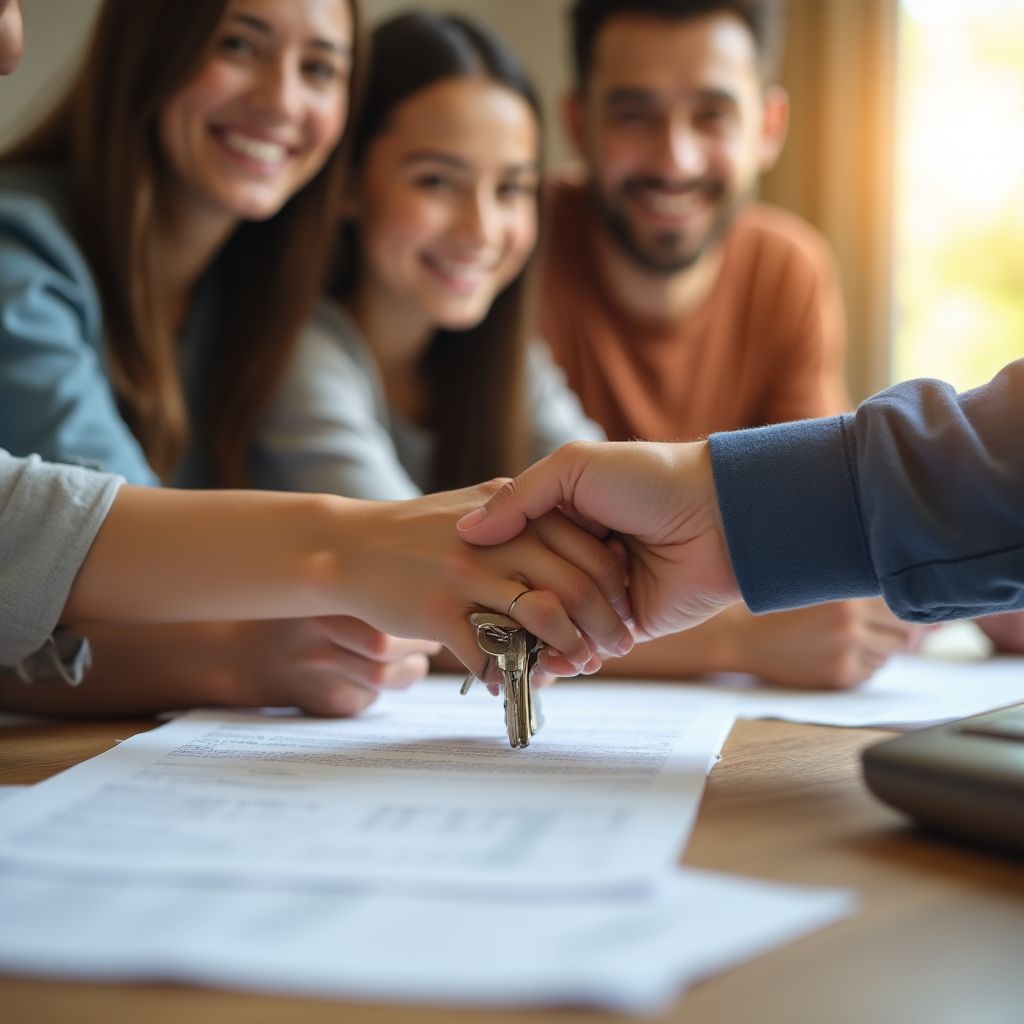 Familia que logró comprar su vivienda